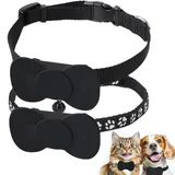 Dechoga Mini GPS Tracker für Katze und Hund mit Live-ortung (Kompatibel mit IOS) Airtag und Tractive GPS Tracker für Hunde, Ohne ABO, Weglaufalarm - Ideal für Fahrrad und Jedes Halsband Geeignet