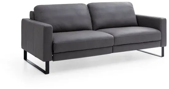 Sormani Sofa Padua Leder Grau Grey