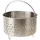 Ibili 743221 Einsatzkorb für Dampfkochtopf, 21 cm, Edelstahl, Silber, 21 x 21 x 12 cm