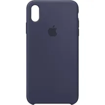 Apple iPhone XS Max Silikon Case mitternachtsblau