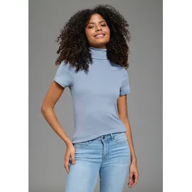 FLASHLIGHTS Rollkragenshirt Blau M