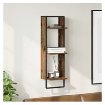 vidaXL Wandregal 30 x 25 x 100 cm Braun
