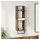 vidaXL Wandregal 30 x 25 x 100 cm Braun