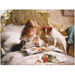 Artland Wandbild »Das Gebet. 1894«, Kind, (1 St.), als Leinwandbild, Poster, Wandaufkleber in verschied. Größen Artland Farbe Bild(er): naturfarben