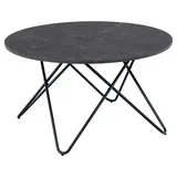 Actona Group ACTONA Couchtisch Wyre Ø80cm schwarz. - Schwarz