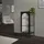 ML-Design Vitrinenschrank 42 x 102,5 x 40 cm Schwarz
