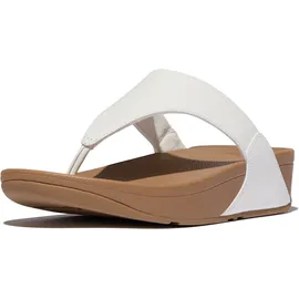 FitFlop Lulu Leder Flip-Flops Weiß 39