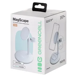 Green Cell Greencell MSST-GC-3IN1-W, (20.50 W, Wireless Charger, Weiss