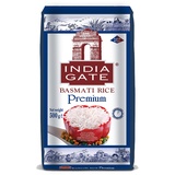 INDIA GATE Premium Basmati Reis – Feiner, aromatischer Langkornreis aus Indien, feines Langkorn (1 x 500 g)