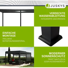 Juskys Lamellendach Tahiti 3 x 5,9 m