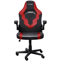 Trust Gaming GXT703R Riye Gaming Stuhl Bequemer verstellbarer Gaming-Stuhl mit hochklappbaren Armlehnen, rot