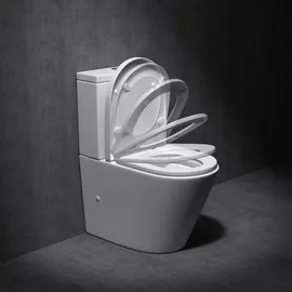 mai & mai Aachen179T Stand-WC mit WC-Sitz Weiß