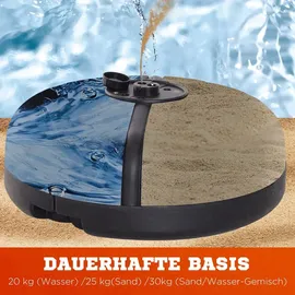 Homcom Standboxsack mit befüllbarem Standfuß