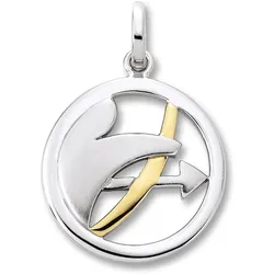 Sternzeichen-Anhänger ONE ELEMENT "Schütze Sternzeichen Anhänger aus 925 Silber", silber, Schmuckanhänger, Damen, Schütze, Silber 925 (Sterlingsilber), Damen Silber Schmuck Schütze