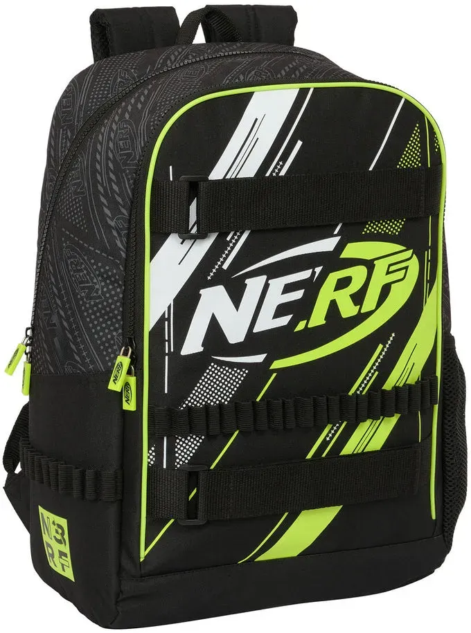 Schulrucksack Nerf Get ready Schwarz 31 x 44 x 17 cm