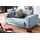 KAWOLA Doppelsessel MADELINE Cord 170 x 86 x 127 cm Hellblau