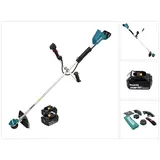 Makita DUR 368 AM Akku Freischneider 36 V ( 2 x 18 V ) Zweihandgriff Brushless + 2x Akku 4,0 Ah - ohne Ladegerät