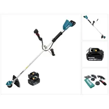 Makita DUR 368 AM Akku Freischneider 36 V ( 2 x 18 V ) Zweihandgriff Brushless + 2x Akku 4,0 Ah - ohne Ladegerät