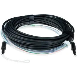 Act 200 meter Multimode 50/125 OM3 indoor/outdoor cable 12 fibers with LC connectors Rl4620