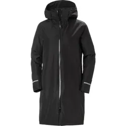 HELLYHANSEN Damen Regenmantel W ASPIRE RAIN COAT, BLACK, M