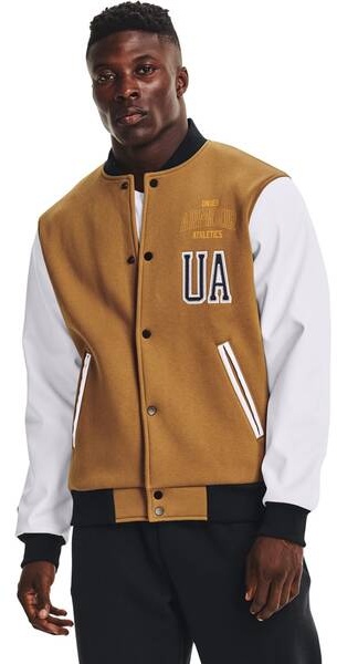 UNDER ARMOUR Herren Jacke UA ORIGINATORS LETTERMAN, 277 ANTIQUE OCHRE, S