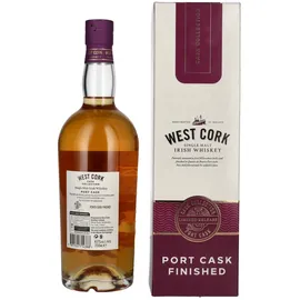 West Cork Port Cask Finish Single Malt 43% vol 0,7 l Geschenkbox