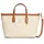 Tommy Hilfiger TH Monoplay Mini Tote Schultertasche Kunstleder Beige/Braun