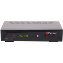 OPTICUM Nytro Box Plus, Kabel, Full HD, DVB-C,DVB-T2, 1080p, Schwarz, Dolby Digi