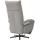 sit&more TV-Sessel Zoe 74 x 112 x 82 cm Silber Polyester mit Kopfteilverstellung & 360° Drehfunktion