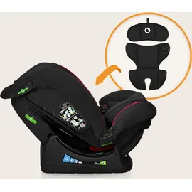 lionelo Aart i-Size Schwarz/Rot