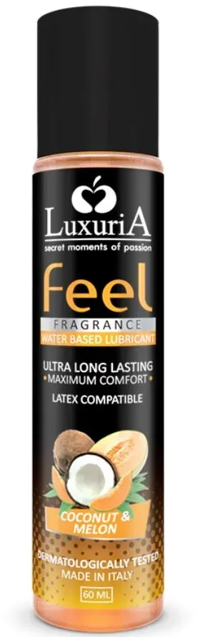 INTIMATELINE - LUXURIA FEEL SCHMIERMITTEL AUF WASSERBASIS AUF KOKOSNUSS UND MELONE 60 ML
