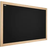 ALLboards Kreidetafel mit naturlackierten Holzrahmen 70x50cm,
