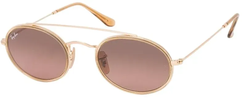 Ray-Ban RB3847N 9124/43 Oval Double Bridge Sonnenbrille Gr. Farbe:RB3847N912443