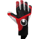 Uhlsport Powerline Supergrip+ Finger Surround Torwarthandschuhe für Kinder und Herren, Torwart-Handschuhe, Torhüter-Handschuhe mit Neuer Haftschaumformel und maximaler Gripfläche, 8
