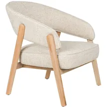 ZUIVER Loungesessel Bright Stoff 75 x 75 x 75 cm Beige