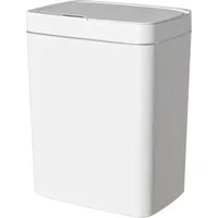 Blyx® - Smarter Mülleimer - Mülleimer mit Sensor - Badezimmer - Mülleimer - 15L - Bewegungssensor - Küche - 26x18,5x30,5cm - Weiß - Weiß