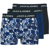 Trunk JACK & JONES "JACDEXTER TRUNKS 3 PACK SN" Gr. S, blau (sky captain pack:sky - sky captain) Herren Unterhosen