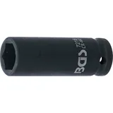 BGS 7218 | Kraft-Steckschlüssel-Einsatz Sechskant, tief | 12,5 mm (1/2") | SW 18 mm