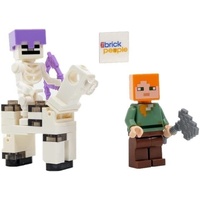 LEGO Minecraft: Alex Mit Skelett Und Skelett Pferd Mini Set 662206