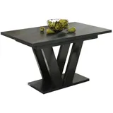 ENDO Möbel Lara 130-210 cm x 80 cm x 80 cm beton dunkel