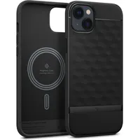 Caseology Parallax Magsafe Case für Apple iPhone 14 Plus - matt black (iPhone 14 Plus), Smartphone Hülle, Schwarz