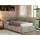 MKS JUGENDBETT ARVO 90/200 - Grau Strukture - Foam-Matratze - Links Seite