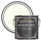 Rust-Oleum kratzfeste Kreidefarbe Bodenfarbe in mattem Finish -Antik Weiß 2.5L