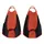 Speedo Fastskin Kickfin | Schwimmtraining Black/Siren Red 3-4