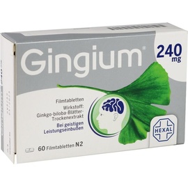Hexal Gingium 240 mg Filmtabletten 60 St.