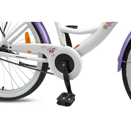 Bikestar Classic 24" lila/weiß Rücktrittbremse