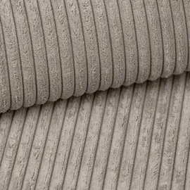 ax living Eckcouch Cord 2-Sitzer Beige