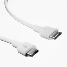 PURO PROLITE 20W USB-A / USB-C Wandladegerät + - Kabel 1.2m Weiß