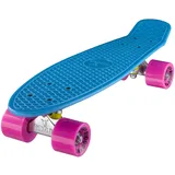 Ridge Skateboard Mini Cruiser, blau-rosa, 22 Zoll, R22