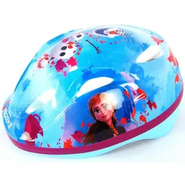 Volare Kinder Fahrrad Helm Schutzhelm Kinderhelm Frozen Eiskönigin Elsa Blau - Blau